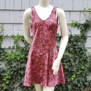 Vintage Josie Natori Nightie Floral Chemise 1970s